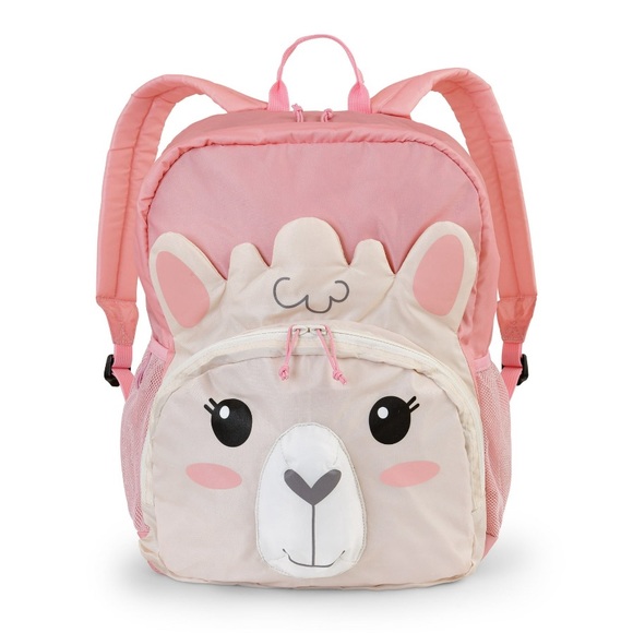 Firefly! Izzie the Llama Kid's Backpack - Pink & Cream, Unisex (15 Liter) - Picture 2 of 10